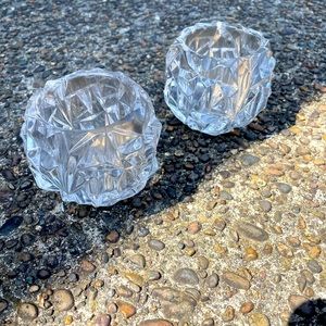 Crystal Tiffany candle holders